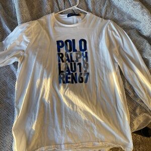 Ralph Lauren White Long Sleeve Shirt